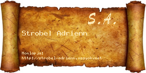 Strobel Adrienn névjegykártya